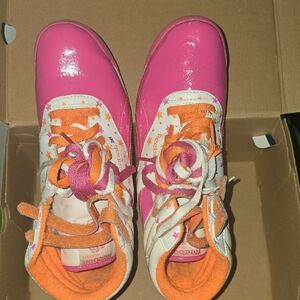 Reebok Kids Pink and Orange Sneakers